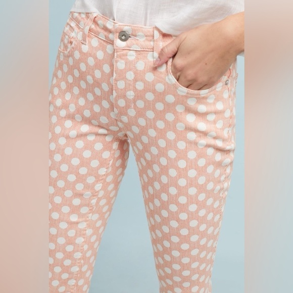 Anthropologie Pilcro and The Letterpress High Rise Bootcut Jeans Polka Dot - Picture 2 of 13
